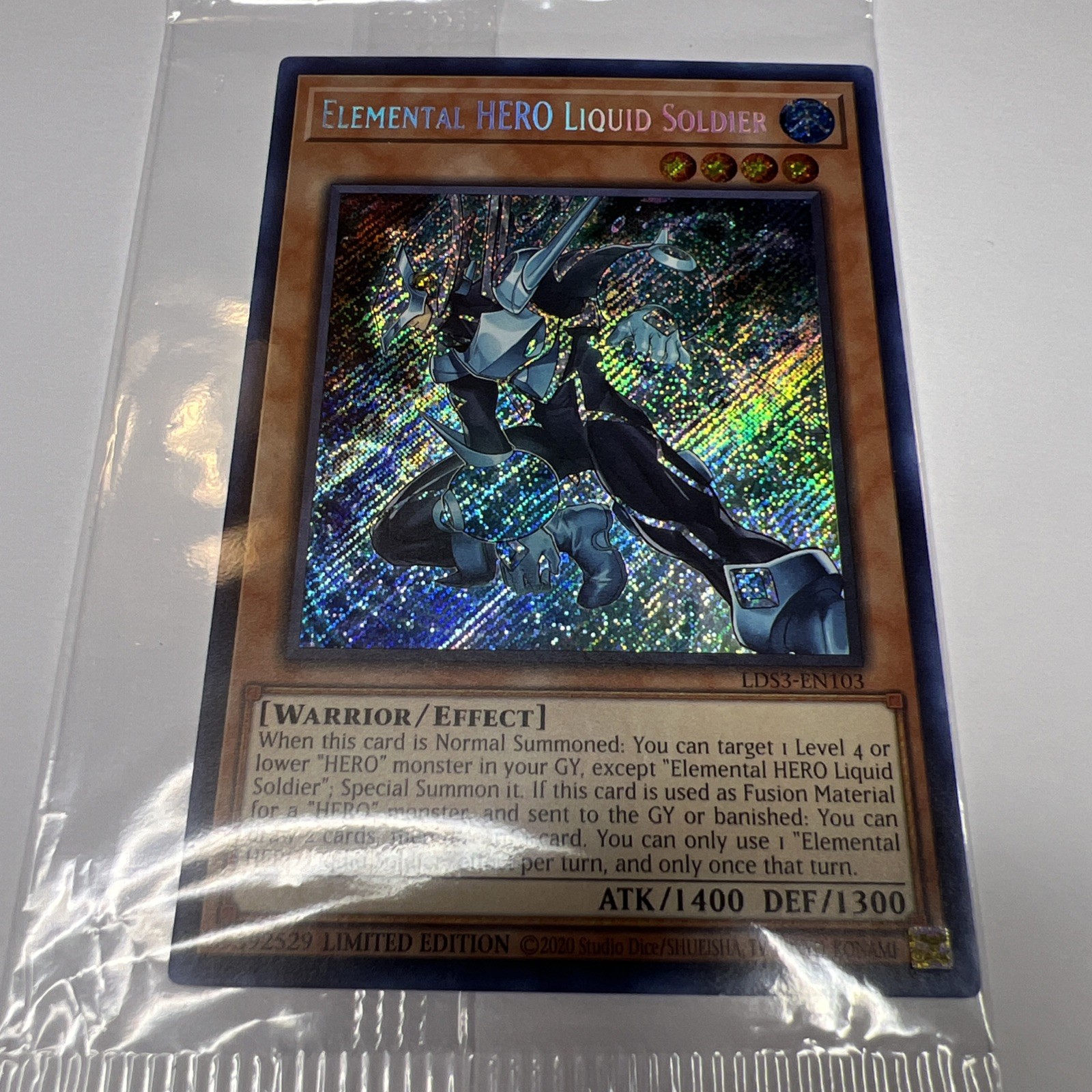 Elemental HERO Liquid Soldier LDS3-EN103 Legendary Duelists: Limited Edition