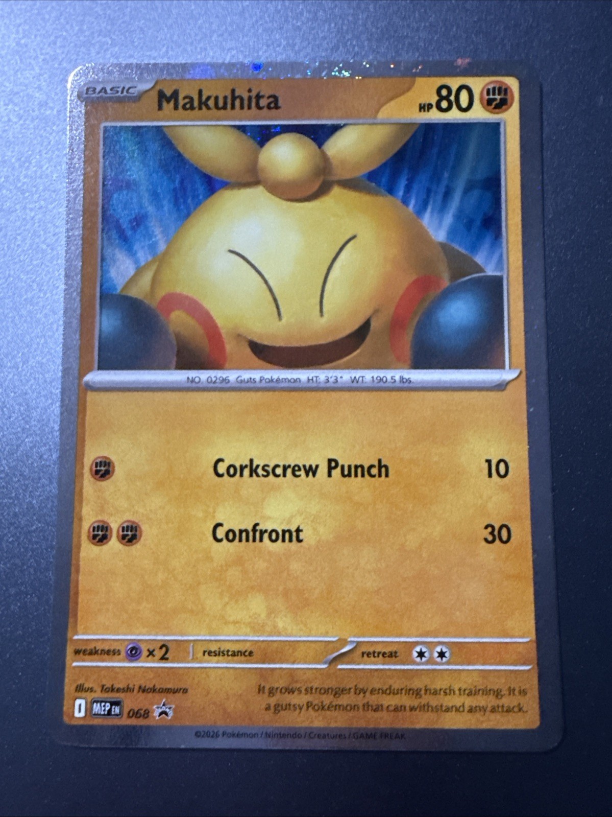Makuhita 068 Me: Mega Evolution Promo Holo