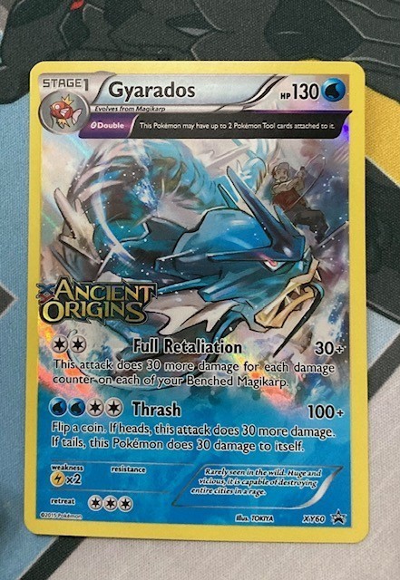 Pokemon GYARADOS Ancient Origins Prerelease Holo Promo XY60