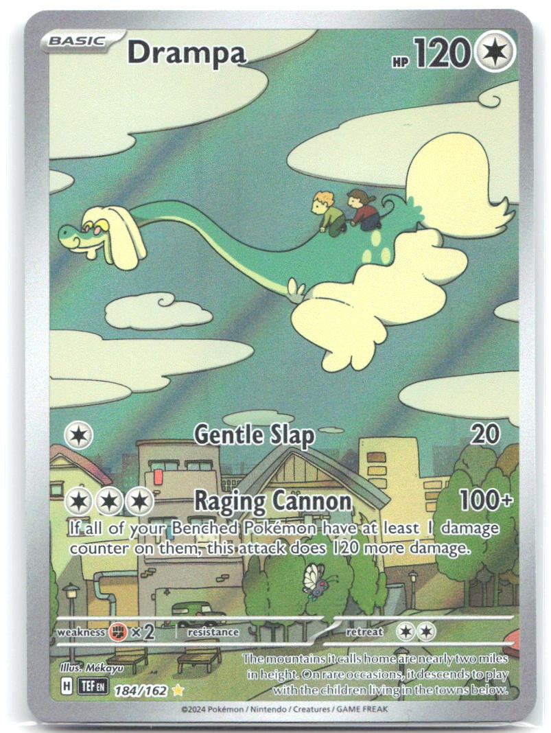 Drampa Holo Illustration Rare SV05: Temporal Forces 184/162 NM Mékayu