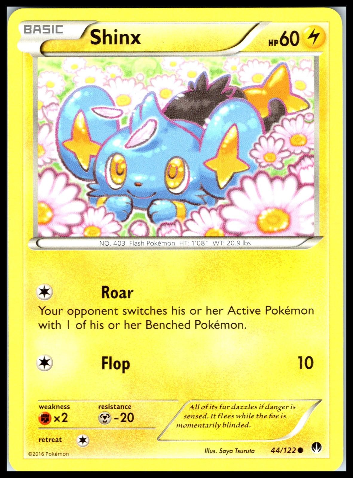 SHINX – Pokemon – Saya Tsuruta 44/122 BKP BREAKpoint – NM/M