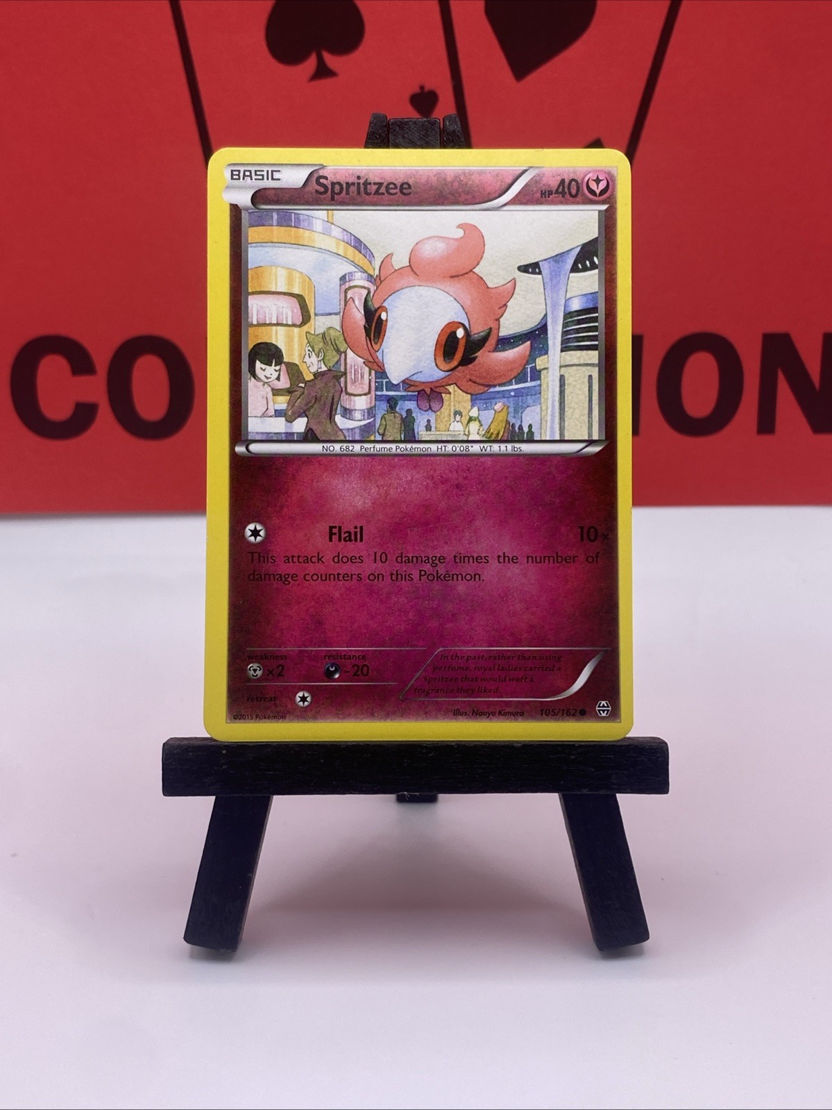 Spritzee 105/162 XY Breakthrough Pokémon TCG Regular Common 2015 LP