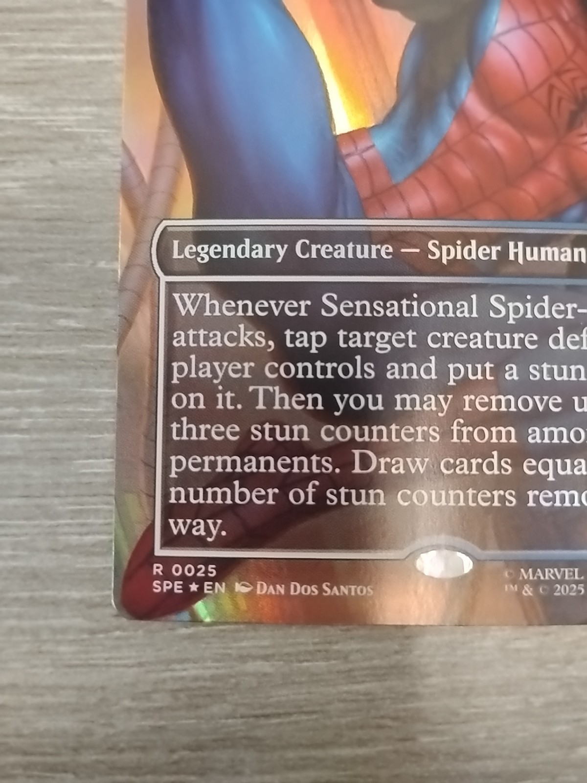 Sensational Spider-Man (Borderless) Marvel’s Spider-Man: Eternal-Legal Foil