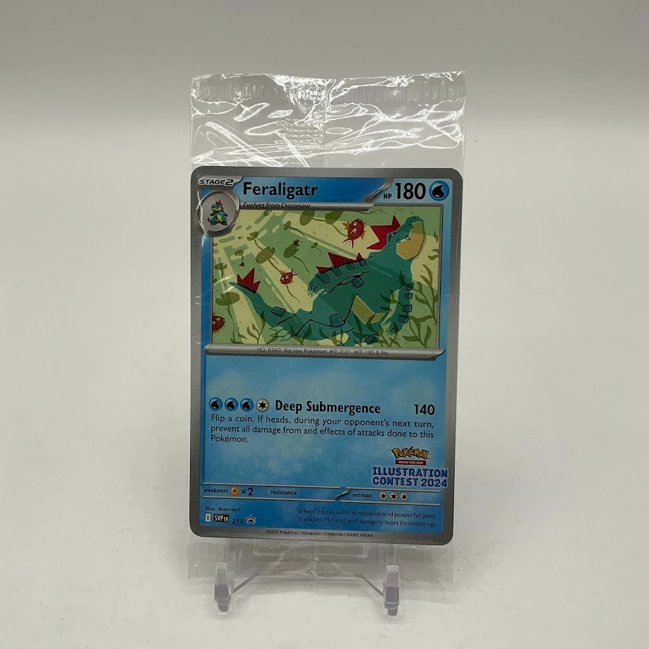 Feraligatr Pokemon Illustration Contest 2024 Promo Pack Sealed