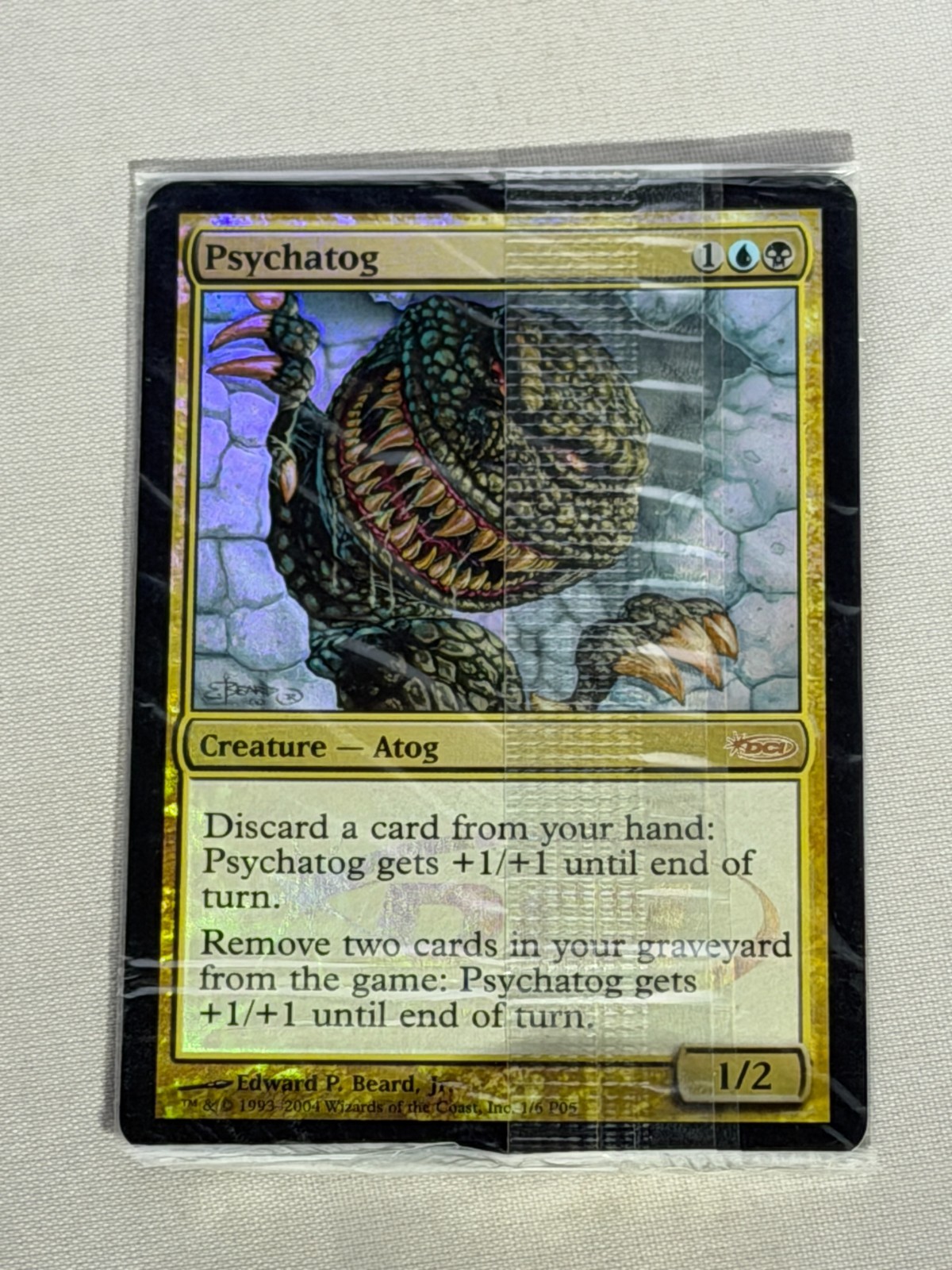 MTG FOIL Psychatog Magic Player Rewards SEALED Magic the Gathering