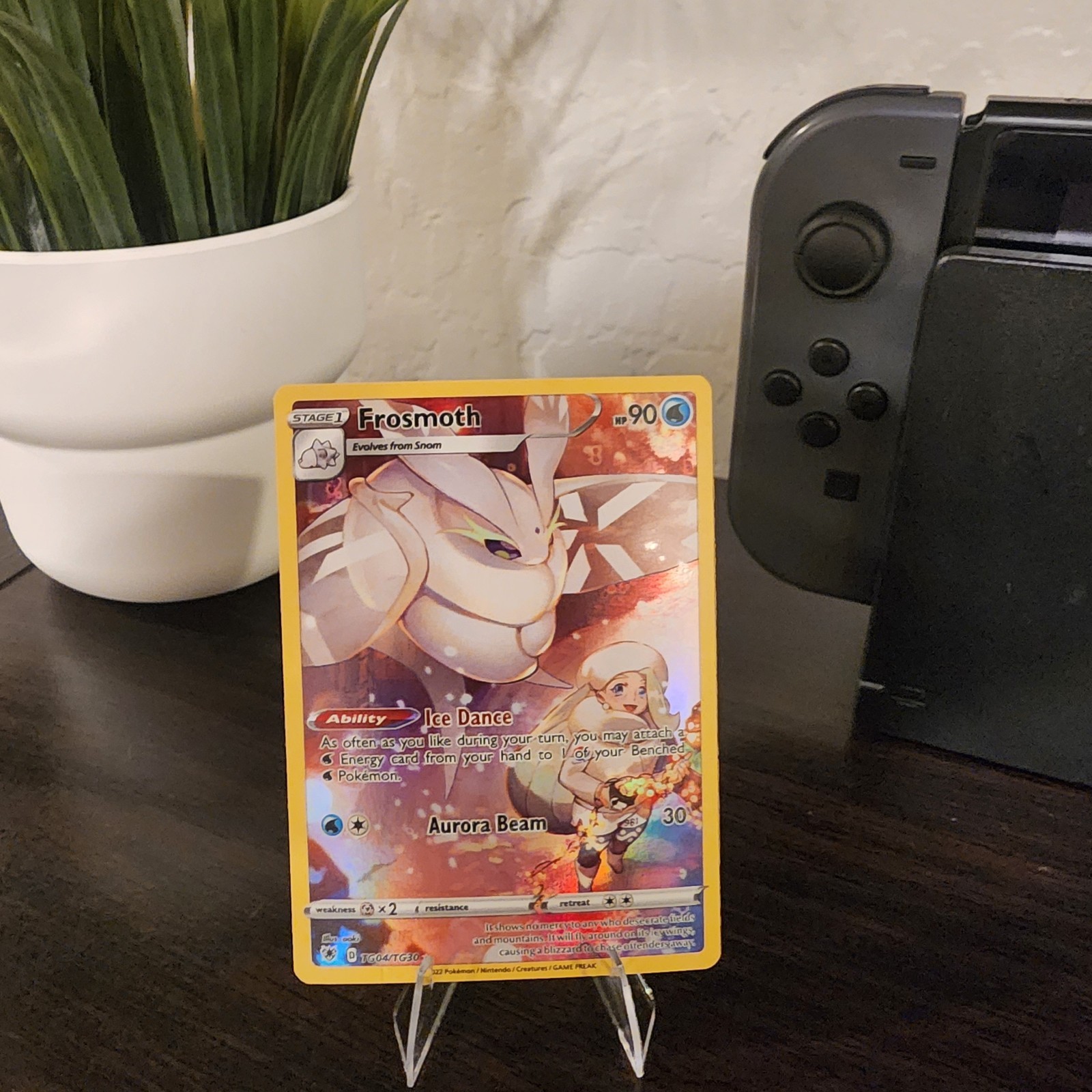 Pokemon Frosmoth TG04/TG30 Swsh10: Astral Radiance Trainer Gallery Holo LP