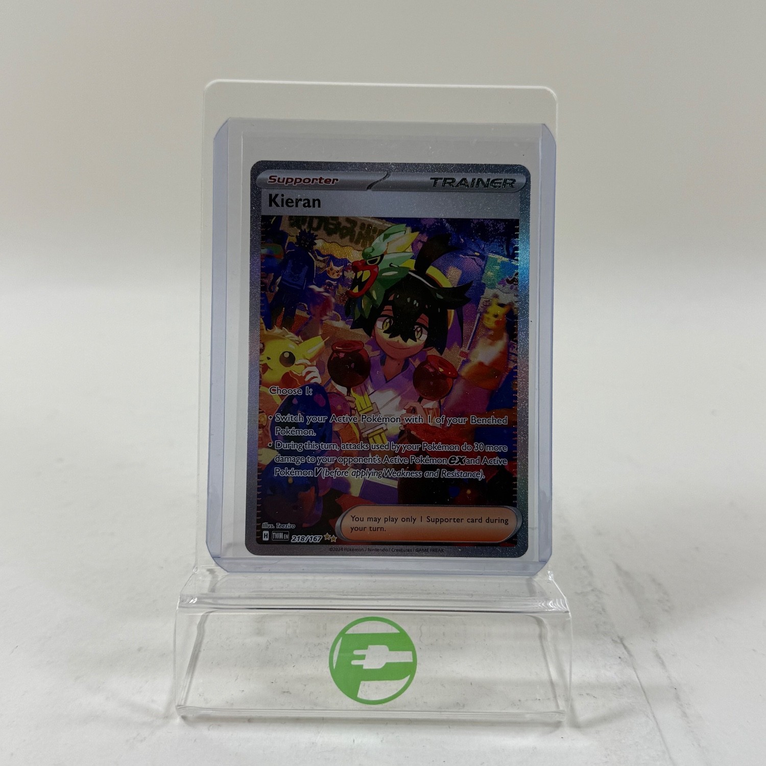 Pokémon TCG Twilight Masquerade Kieran 218/167 English