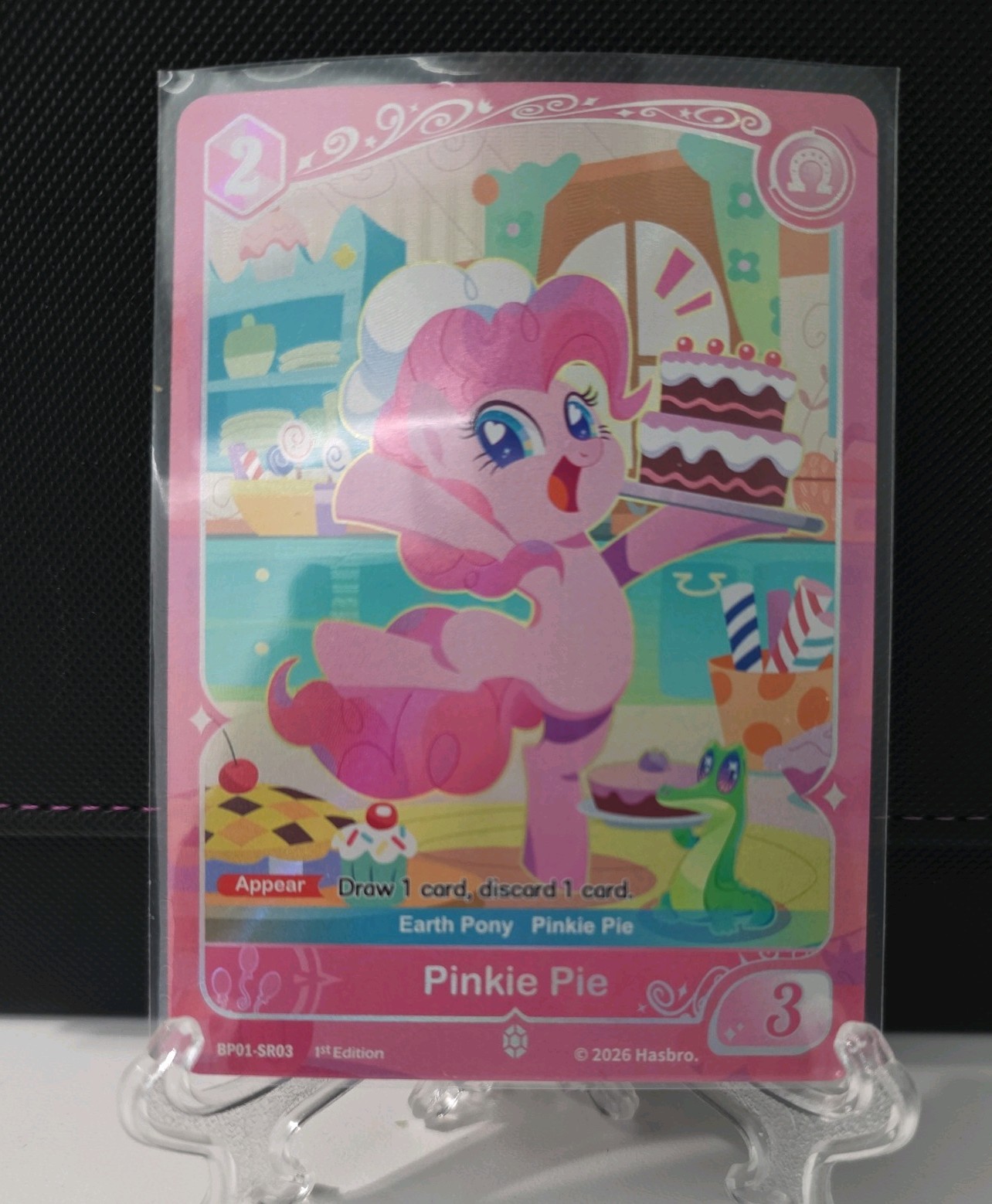 Pinkie Pie BP01-SR03 (Holo) (Silver Rare) My Little Pony TCG 1st Edition