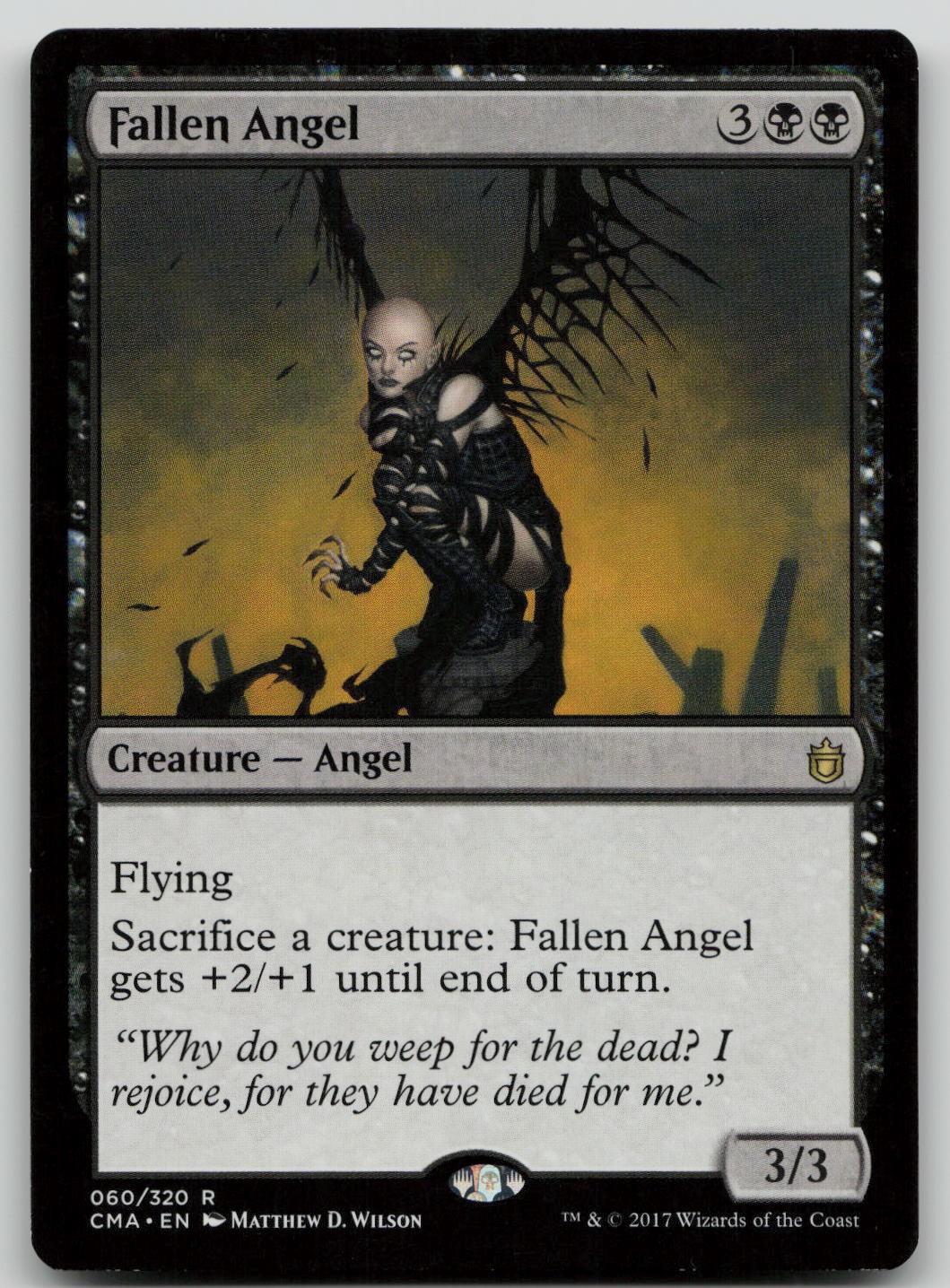 Fallen Angel #60 (LP) Commander Anthology CMA Magic MTG