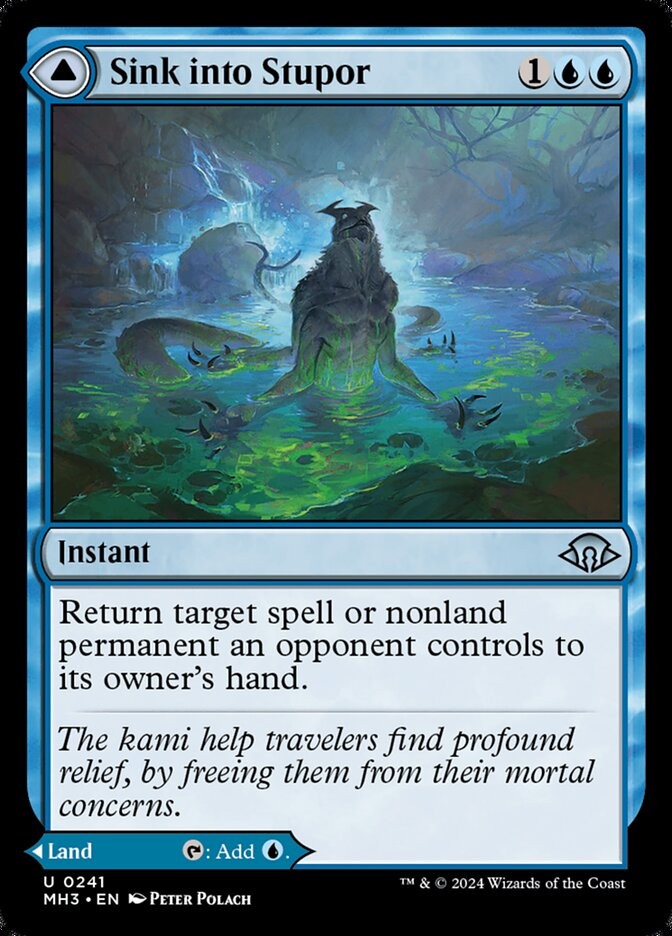 x1 Sink into Stupor // Soporific Springs MH3 MTG 241 UNCOMMON M/NM 1x