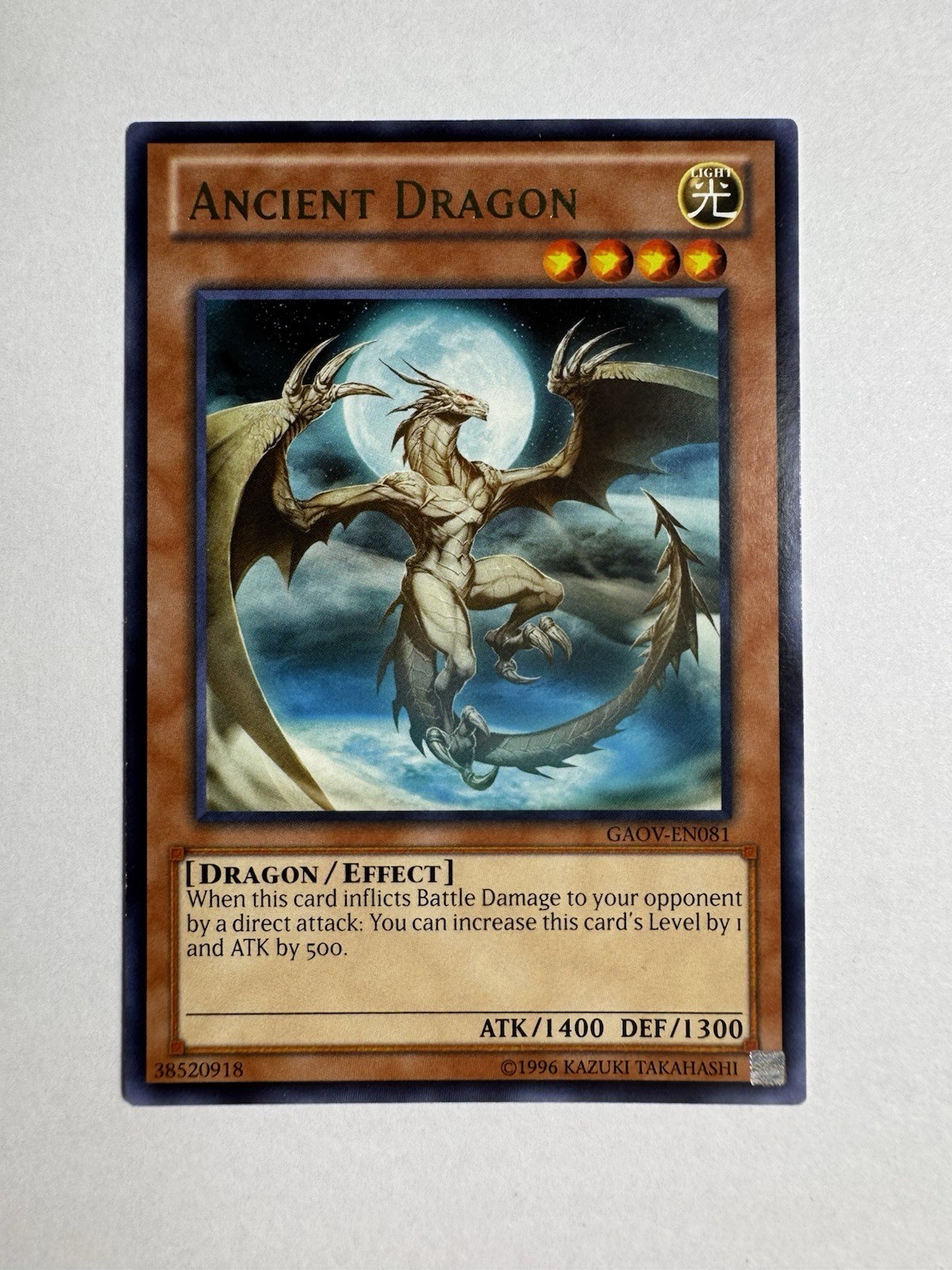 Ancient Dragon GAOV-EN081 Galactic Overlord Unlimited|Unlimited Edition