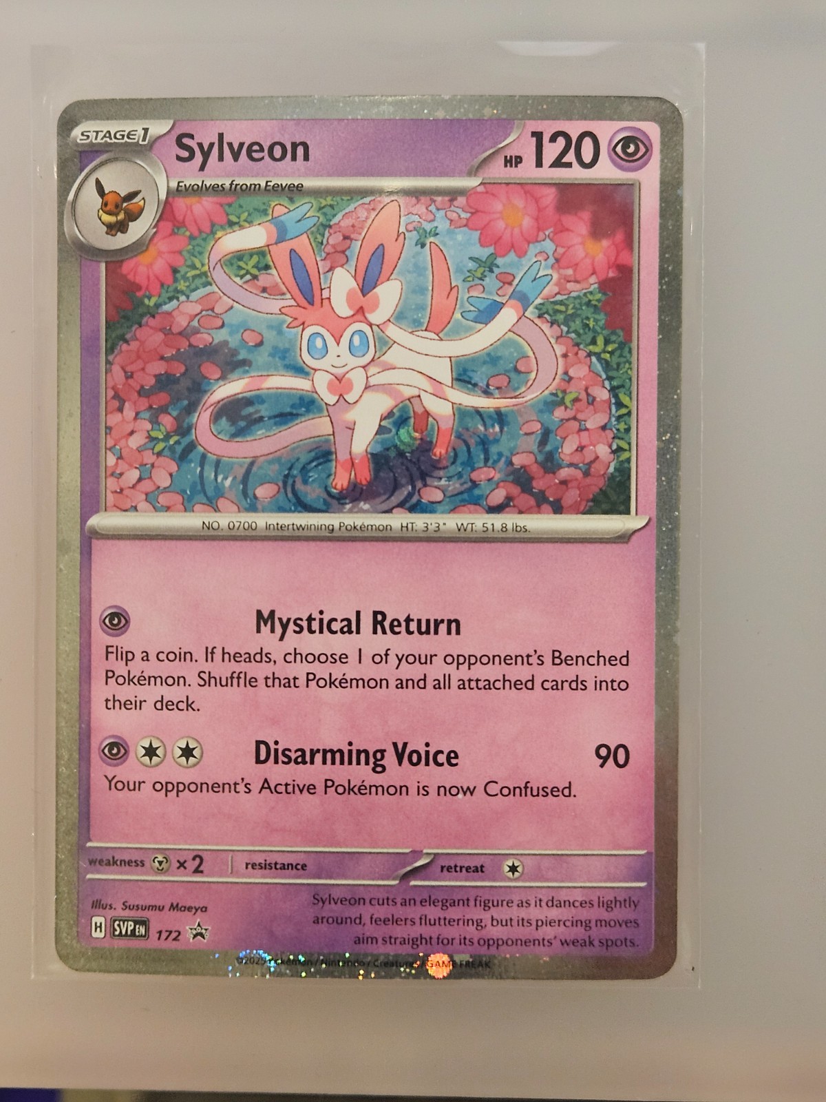 Sylveon – (Cosmos Holo) SV: Scarlet & Violet Promo Cards 172 NM Pokémon TCG