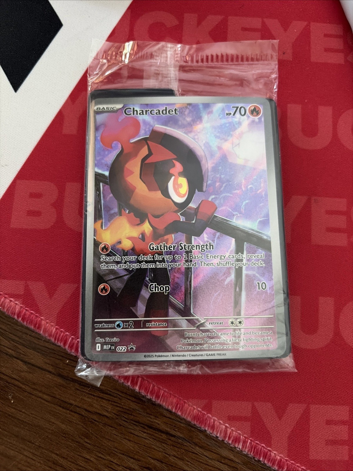 Charcadet 022 Pokémon Center ETB Phantasmal Flames Stamped Promo SEALED New