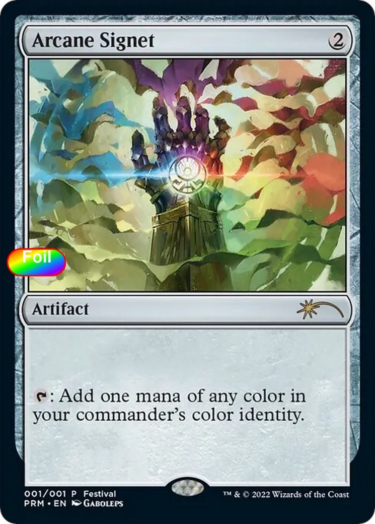 Foil Arcane Signet – 1 – MP – MagicFest Cards