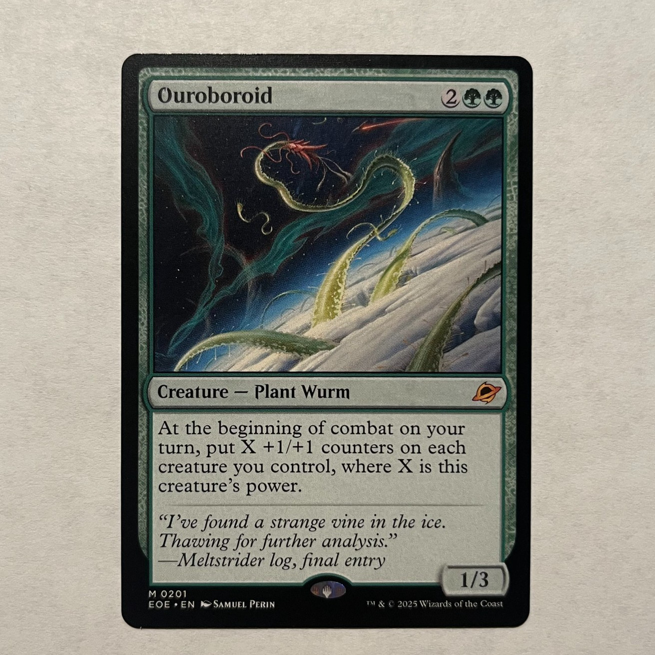 MTG Magic: The Gathering – OUROBOROID Edge of Eternities rare PLANT WURM