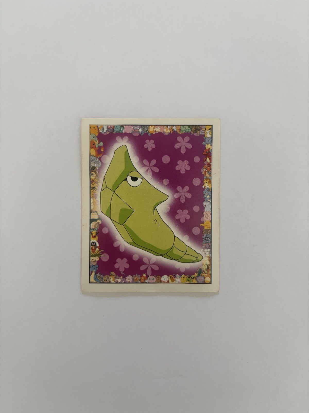 Vintage 1999 Merlin Pokemon Metapod Sticker #11 Base Series 1 Unpeeled