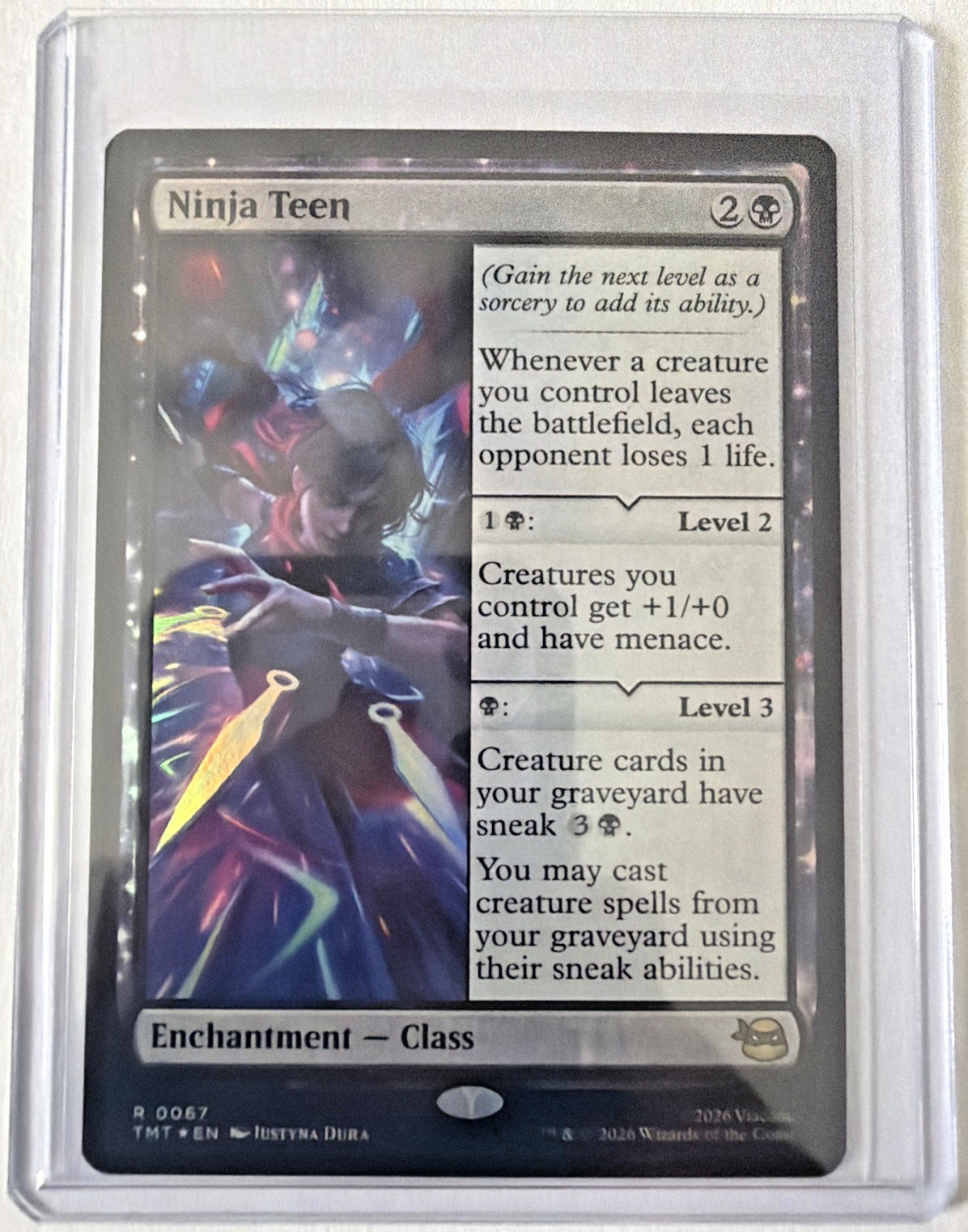 MTG Ninja Teen Foil #67 Teenage Mutant Ninja Turtles TMT 2026 Rare NM