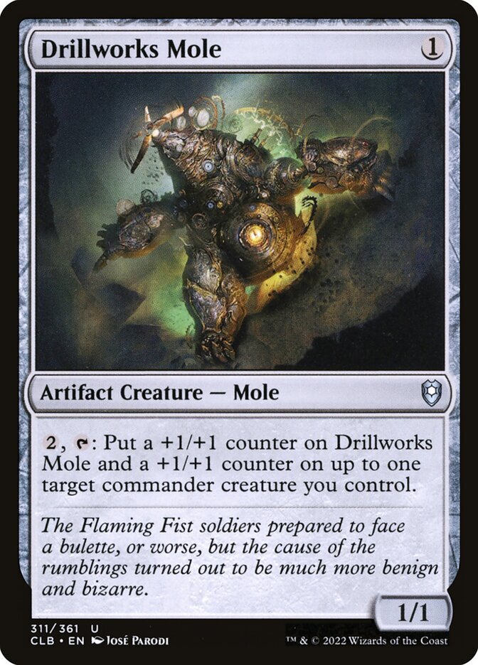 MTG Drillworks Mole (311/1080) Commander Legends Battle for Baldur’s Gate LP