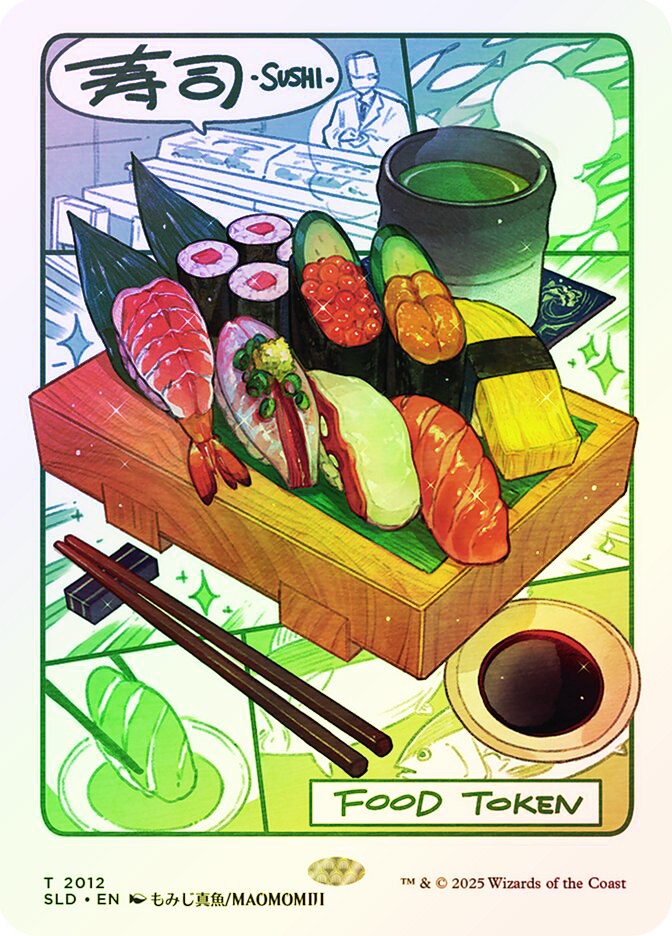 MTG FOIL {Food Token} Full Art – Secret Lair Drop #2012