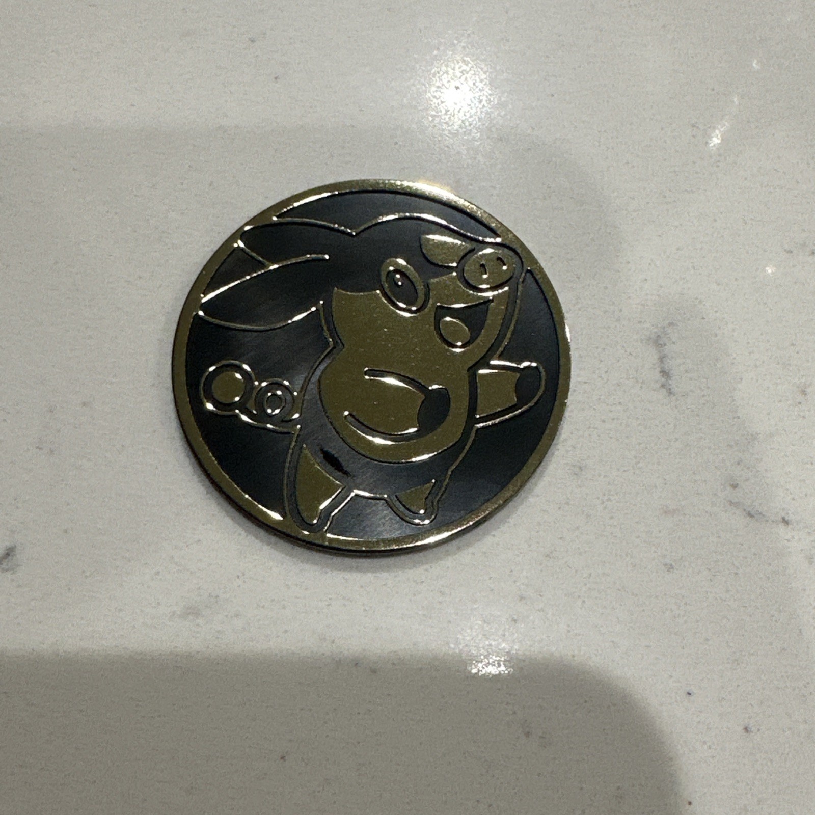 Pokemon Collection Medium Flip Coin Token Gold Tepig