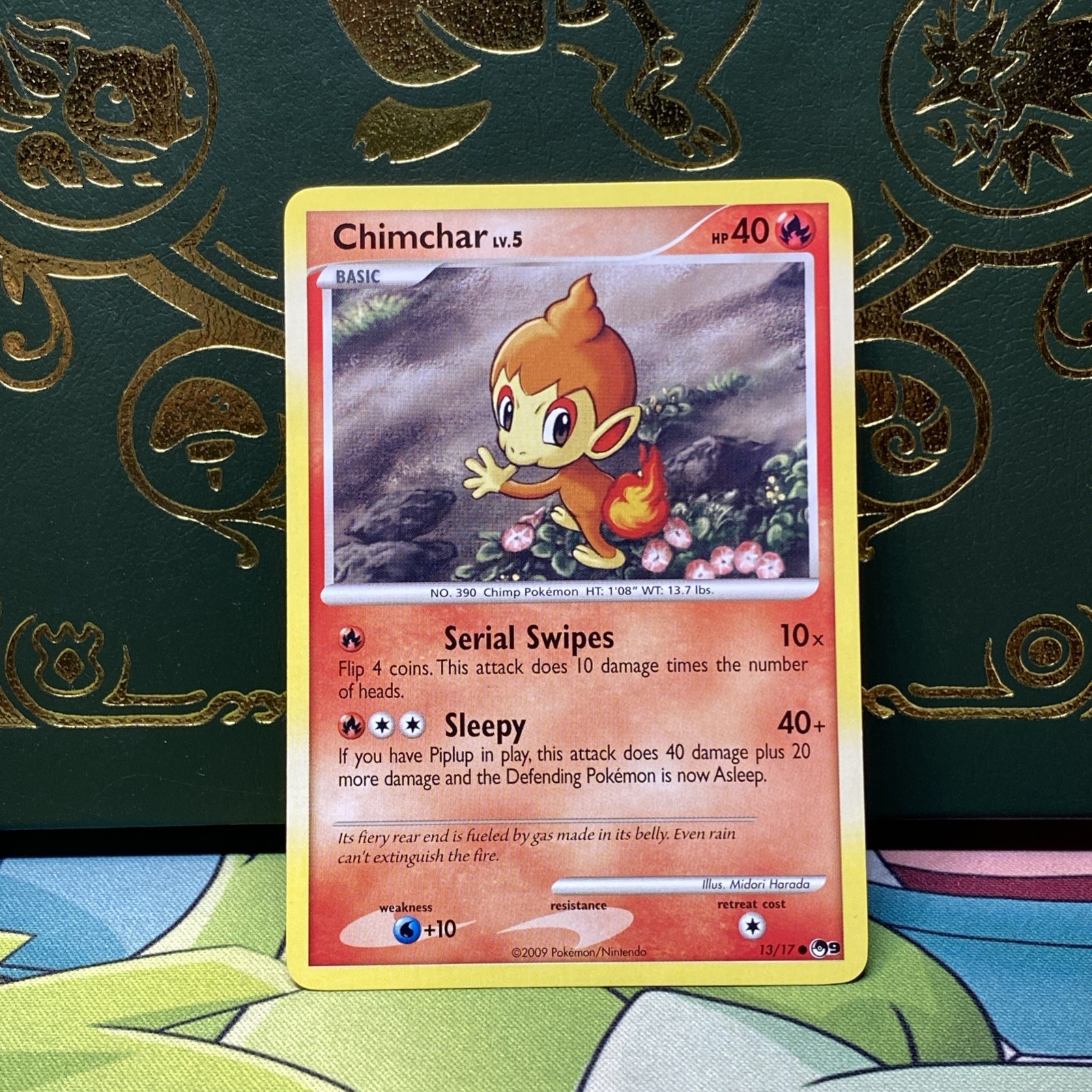 Chimchar 13/17 Common POP Series 9 NM