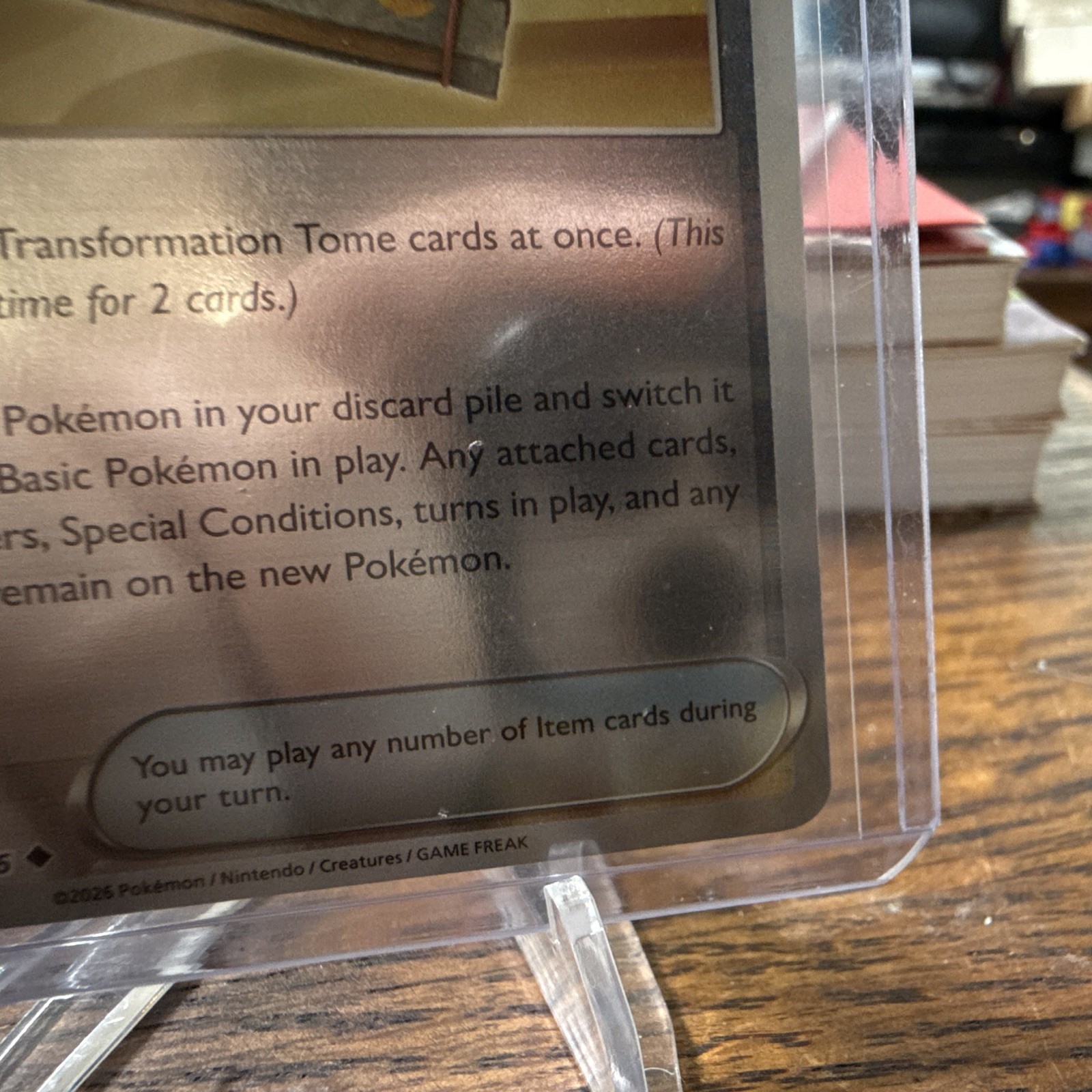 Nintendo Pokemon TCG Transformation Tome 083/086 SV 151 Holo Uncommon EN
