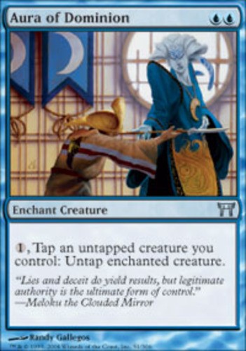 1x Aura of Dominion Heavy Play MTG Magic – Kid Icarus –