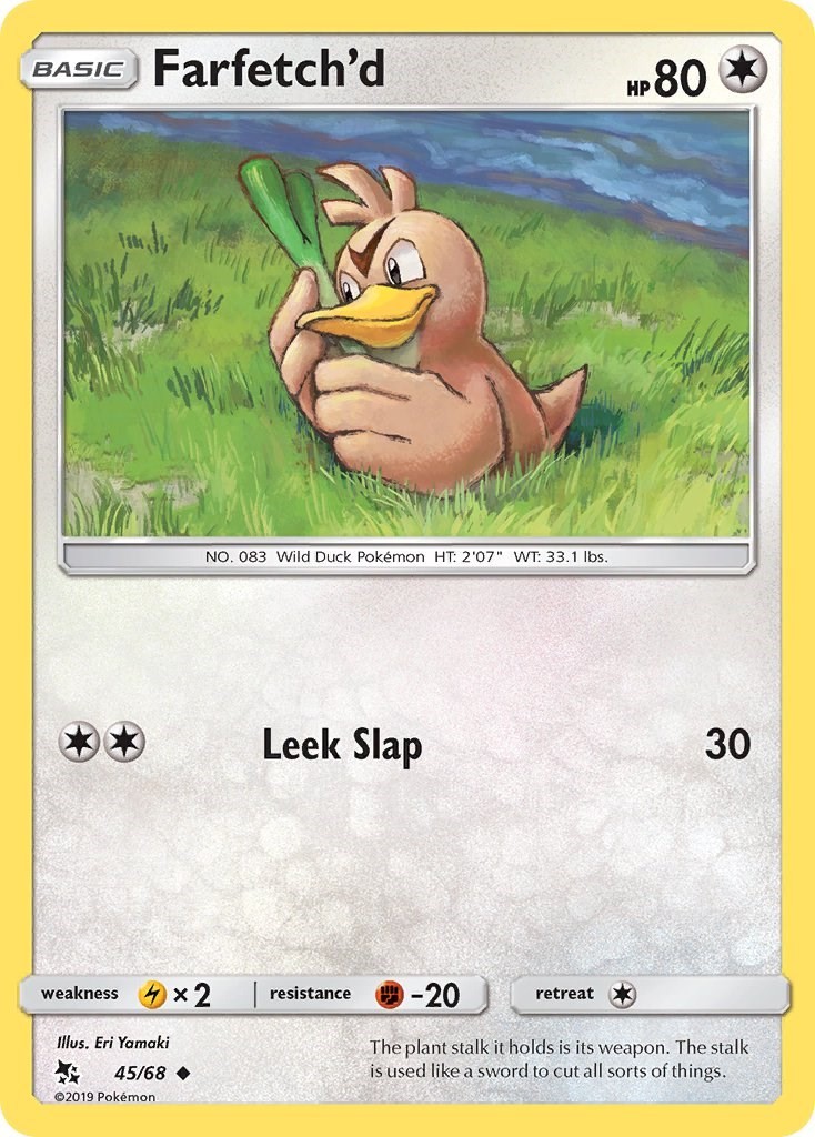 NM Farfetch’d [Hidden Fates 45/68] Uncommon Pokemon TCG