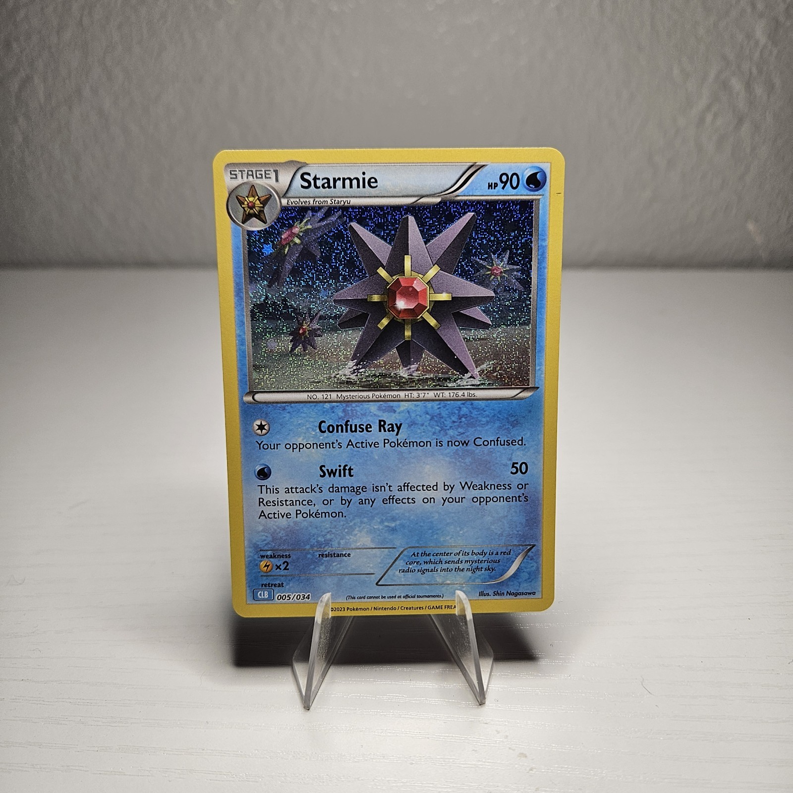 Starmie 005/034 Trading Card Game Classic Holo