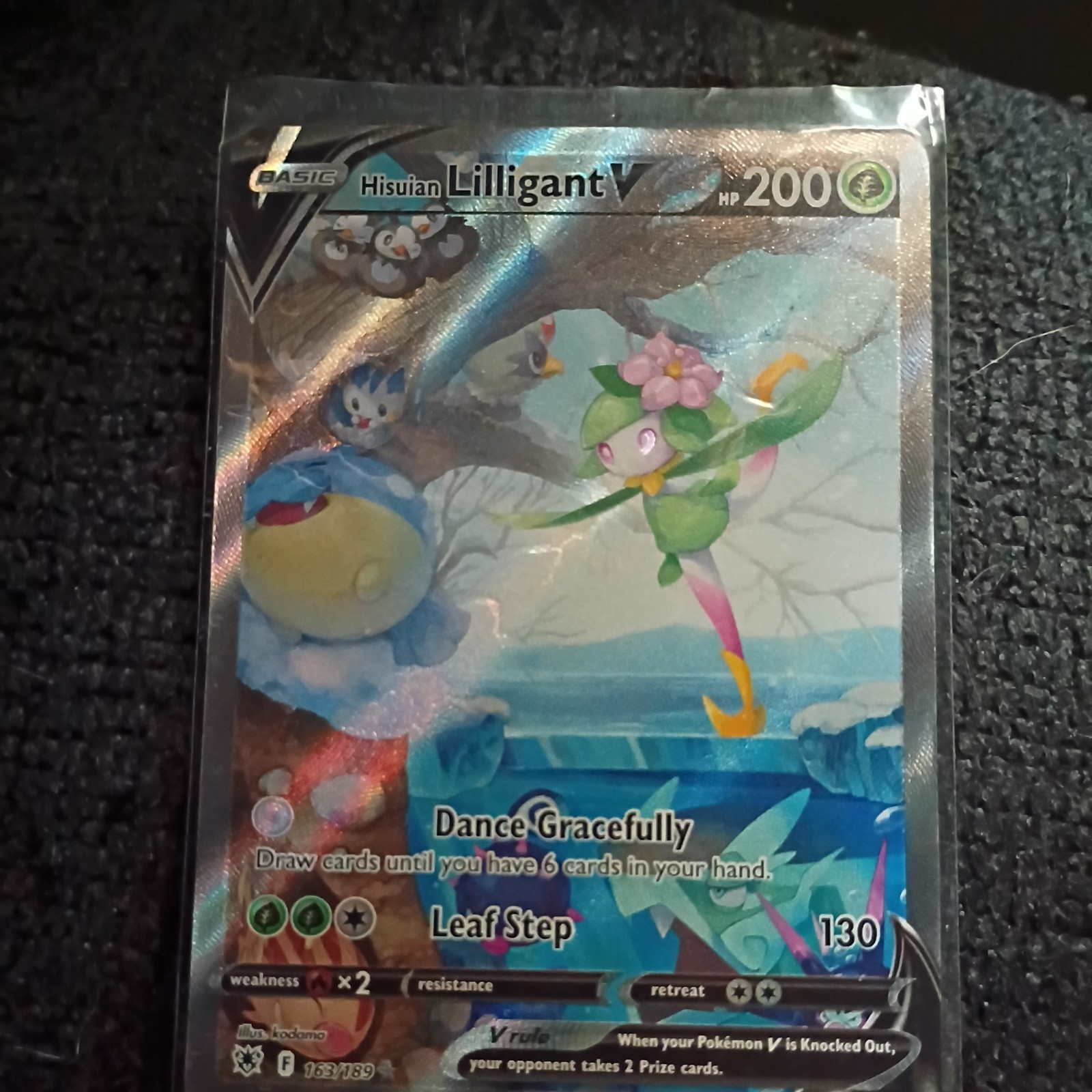 Hisuian Lilligant V 163/189 Swsh10 Astral Radiance Alt Full Art UR Holo Eng