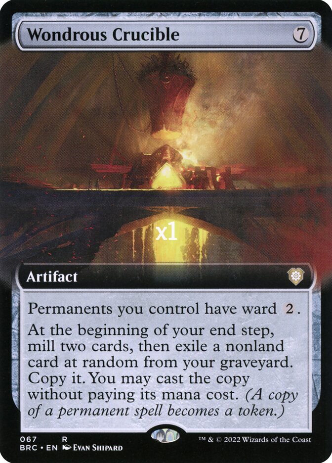 MTG Commander: The Brothers’ War BRC Wondrous Crucible MINT (SELECT)