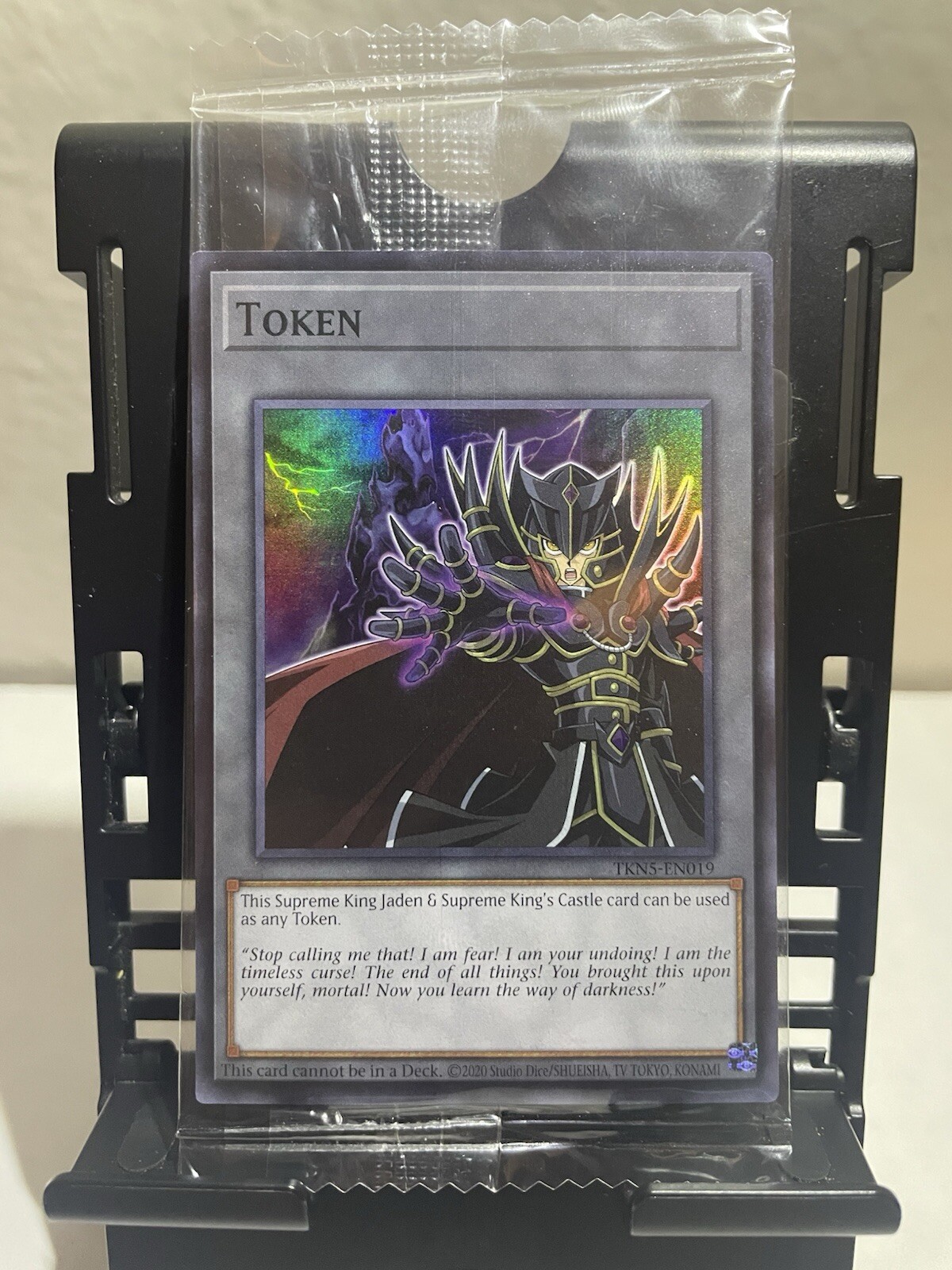 Yu-Gi-Oh! SUDA Token – Supreme King Jaden – TKN5-EN019 – Sealed