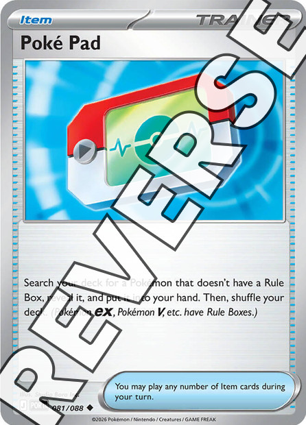Poke Pad 081/088 Me03: Perfect Order Reverse Holo – Pokemon TCG – NM