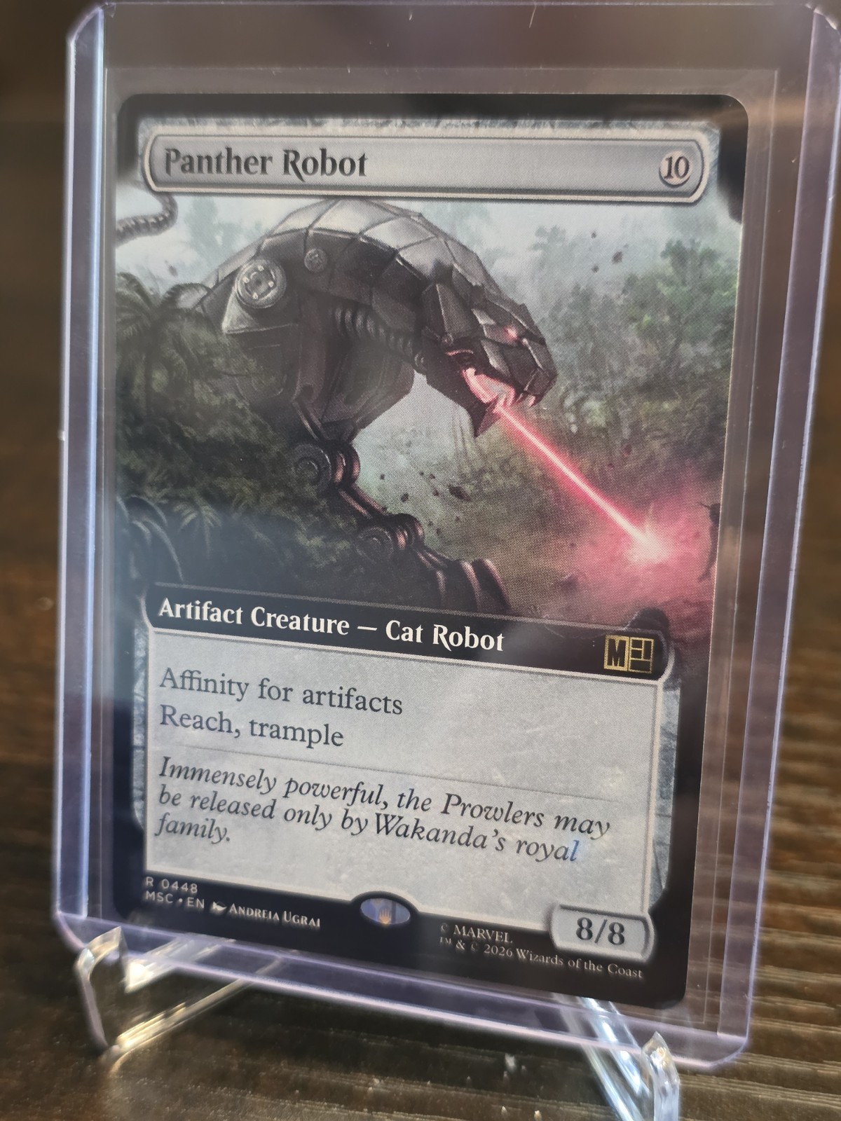 Panther Robot (Extended Art) Commander: Marvel Super Heroes Regular 448