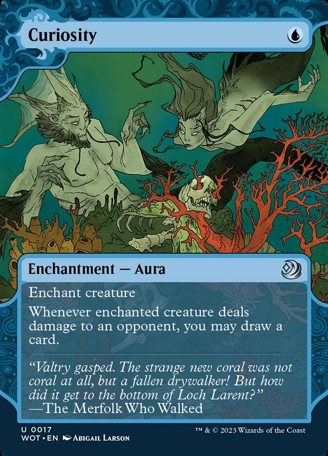 Curiosity NM MTG Wilds of Eldraine: Enchanting Tales [WOT] Uncommon Mint Regular