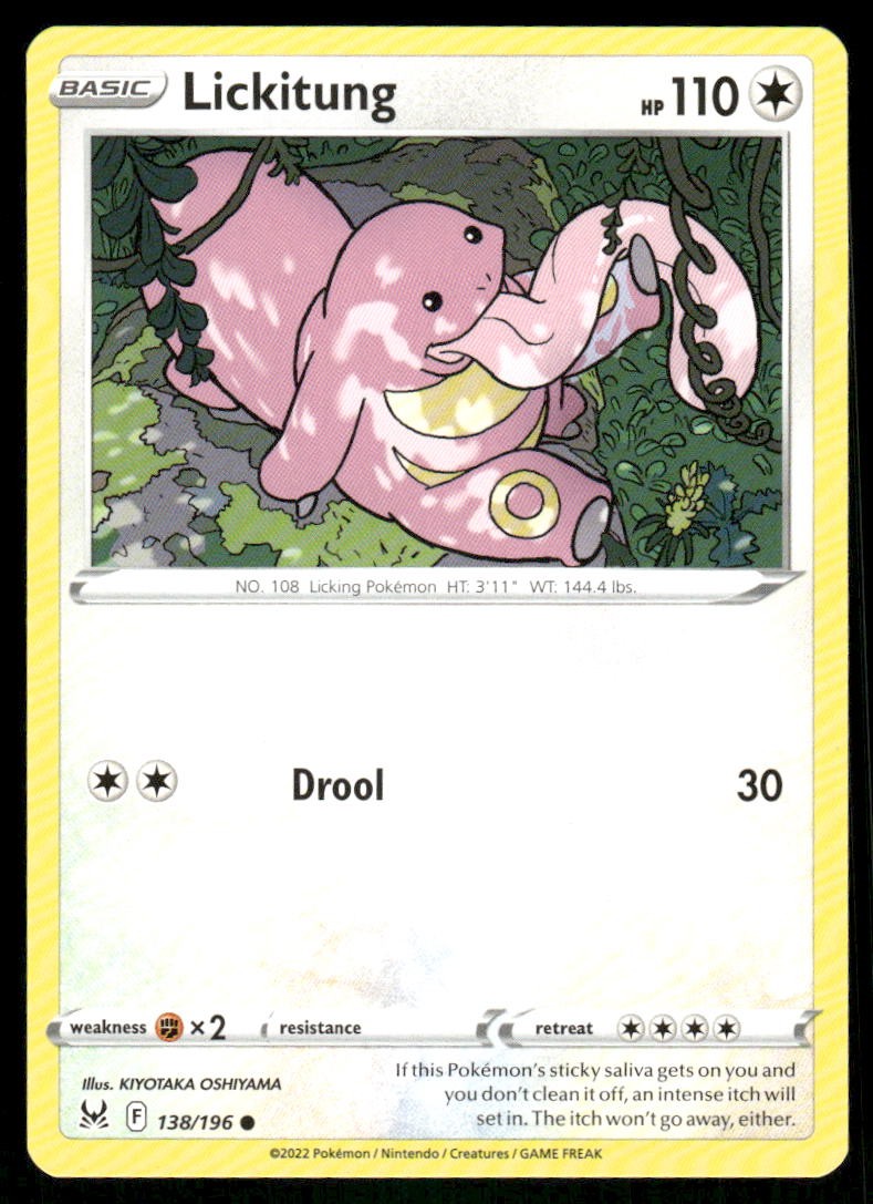 Lickitung 138/196 – Lost Origin – Common NM