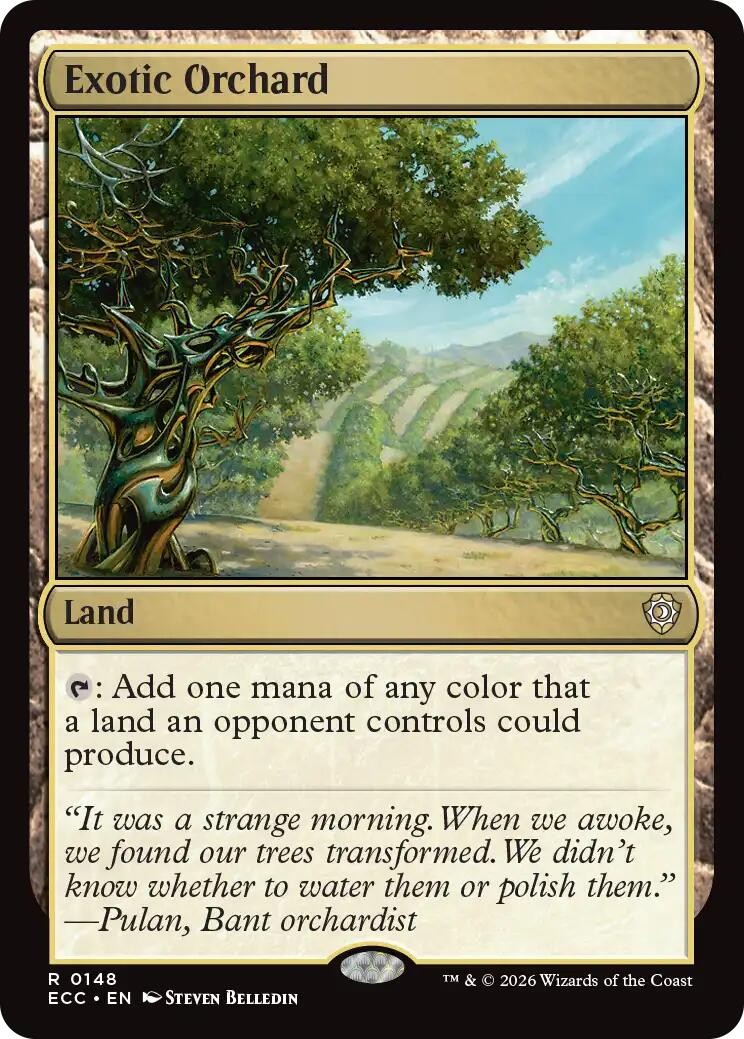 Exotic Orchard #148 (NM) Commander: Lorwyn Eclipsed (ECC) MTG