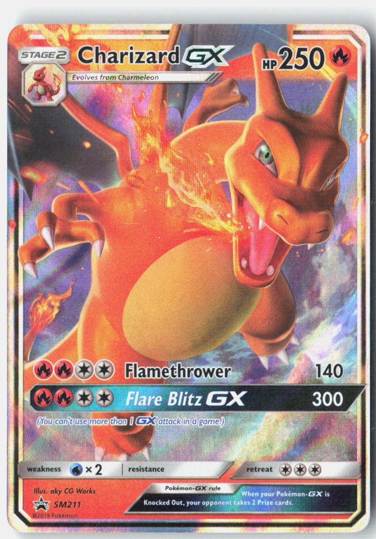 Charizard GX – SM211 Holo Promo Sun & Moon Promo Pokemon
