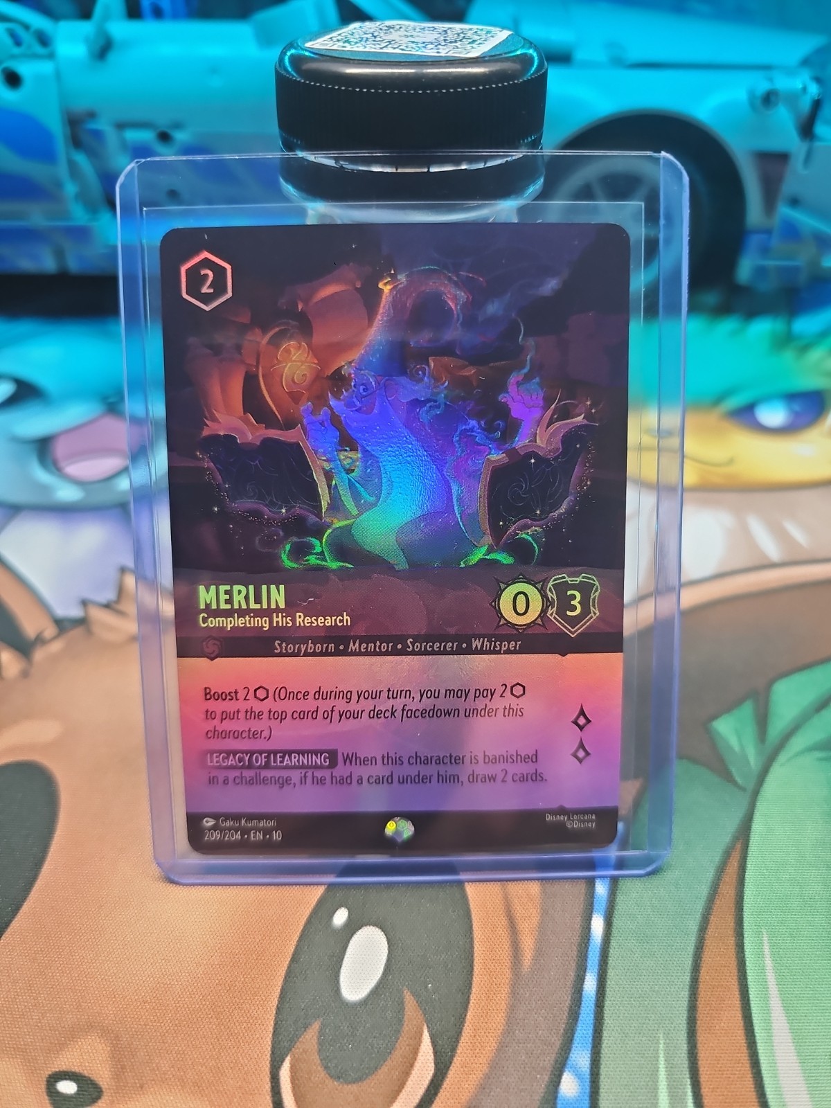 Ravensburger Merlin Completing His Research 209/204 Foil Legendary EN