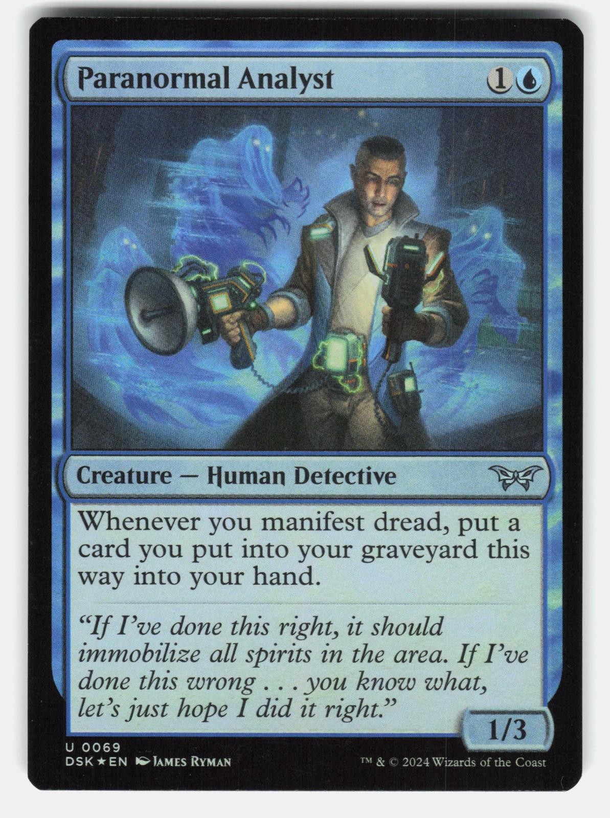 PARANORMAL ANALYST FOIL – Magic: The Gathering – RYMAN NM/M