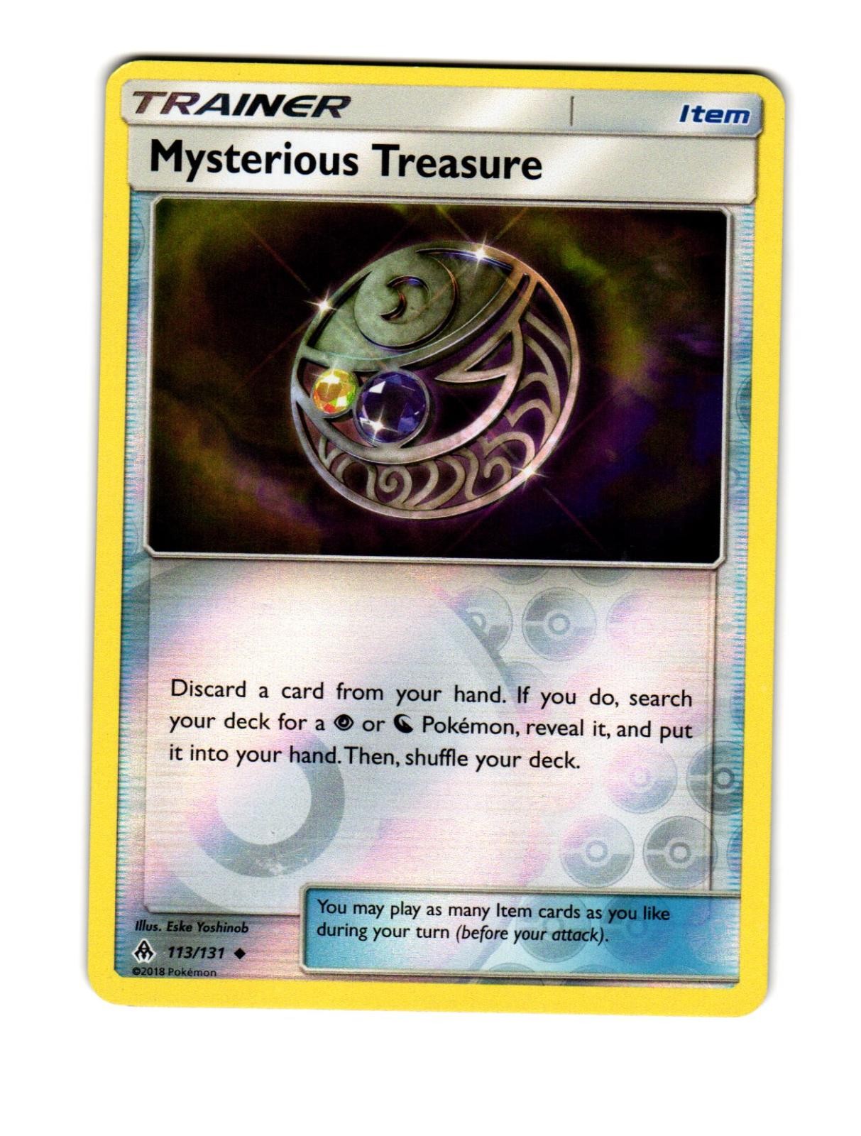 MYSTERIOUS TREASURE 113/131 UNCOMMON FORBIDDEN LIGHT POKEMON REVERSE HOLO MP
