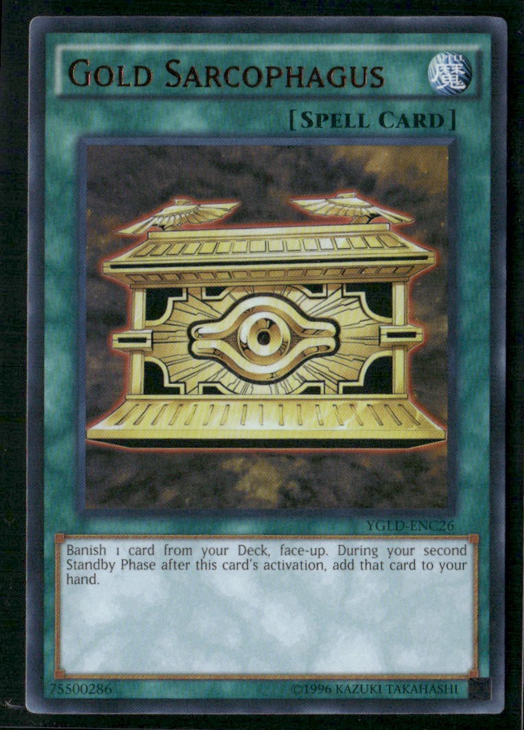 King of Games: Yugi’s Legendary Decks #YGLD-ENC26 Gold Sarcophagus