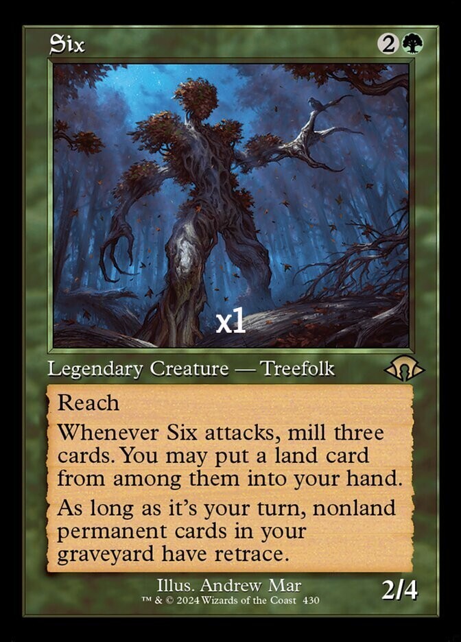 MTG Retro Modern Horizons 3 MH3 Six MINT