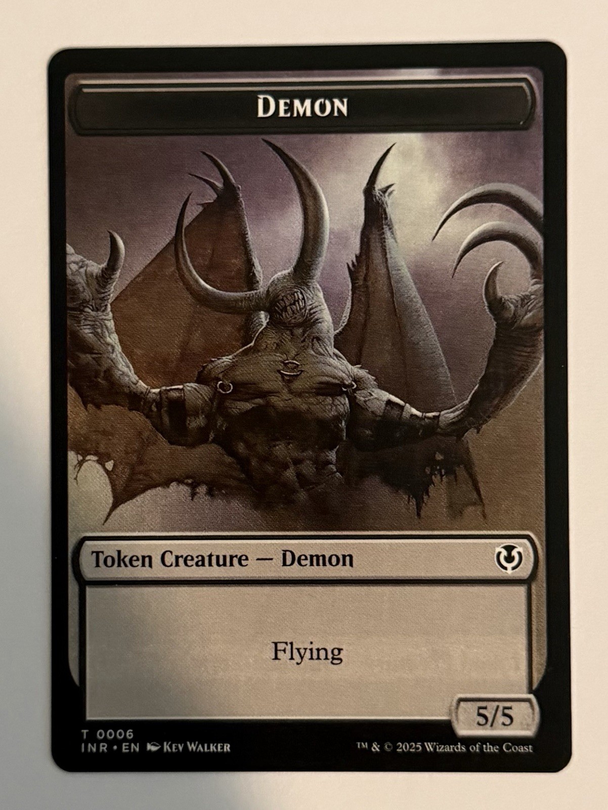Demon – Human Cleric Double-Sided Token #6 – 19 Innistrad Remastered NM