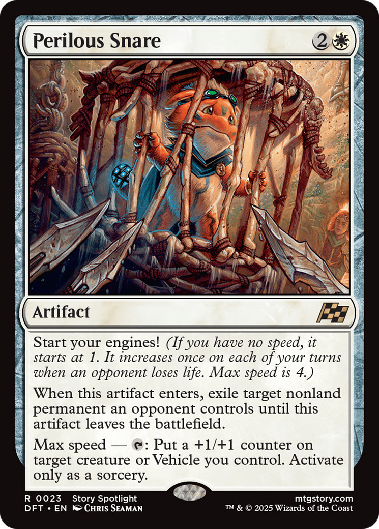 x1 Perilous Snare DFT Aetherdrift MTG 23 RARE M/NM 1x