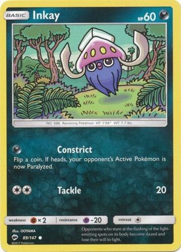 Inkay – 89/147 – Common – Near Mint