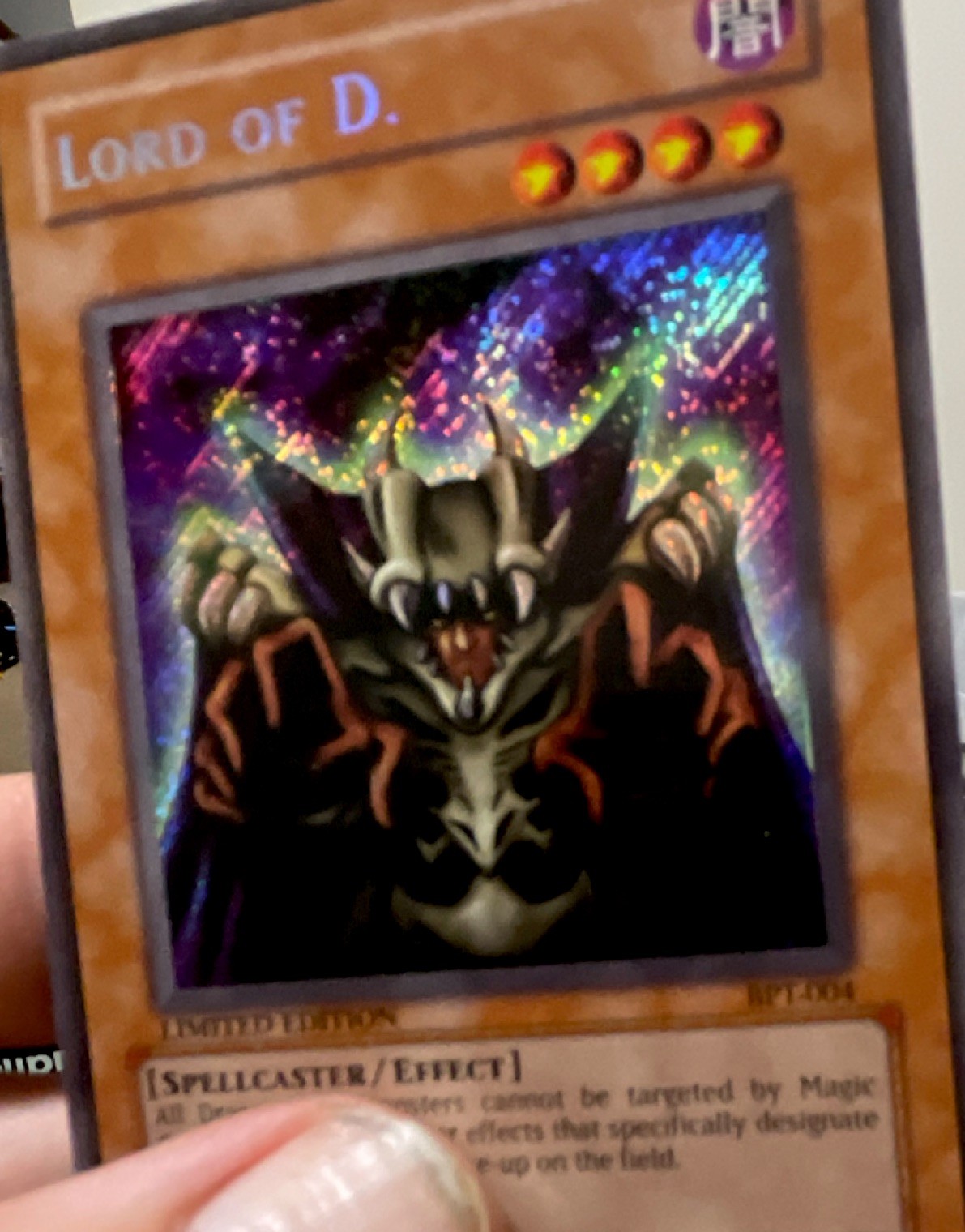 Konami Yu-Gi-Oh! Lord of D. BPT-004 Ultra Rare Effect Card 1200 ATK 1100 DEF.