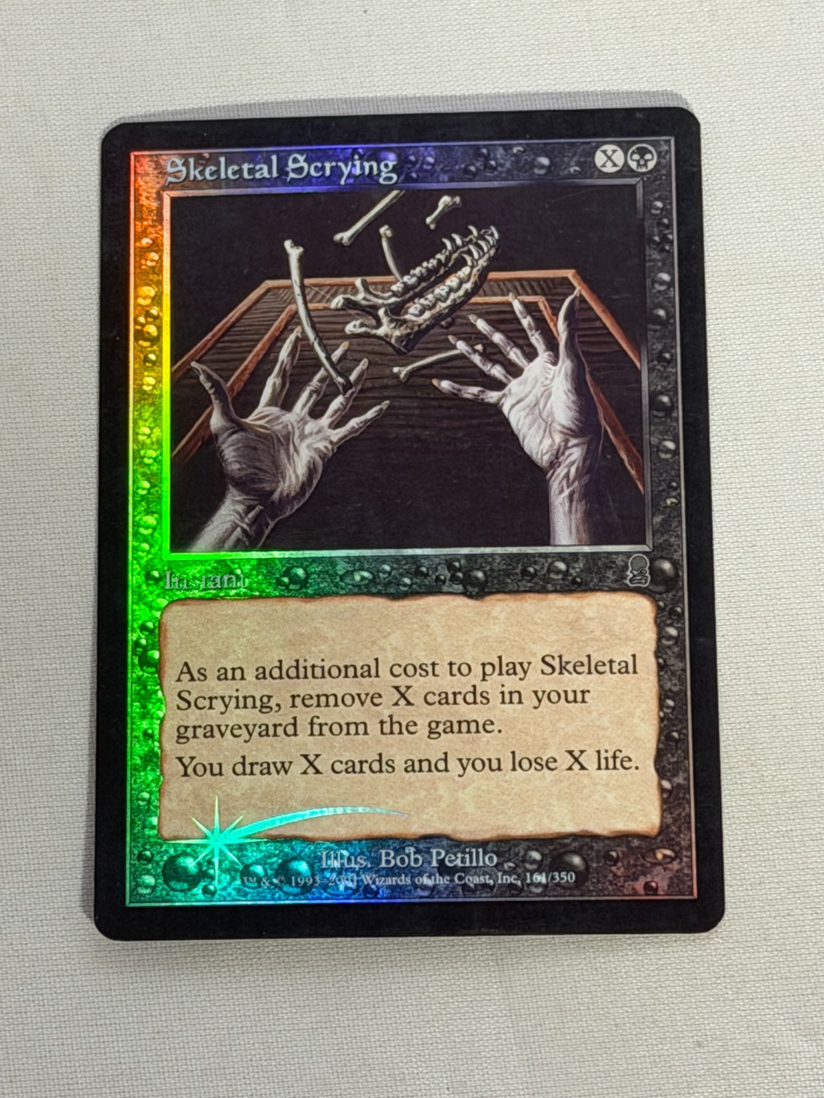 MTG FOIL Skeletal Scrying Odyssey Magic the Gathering