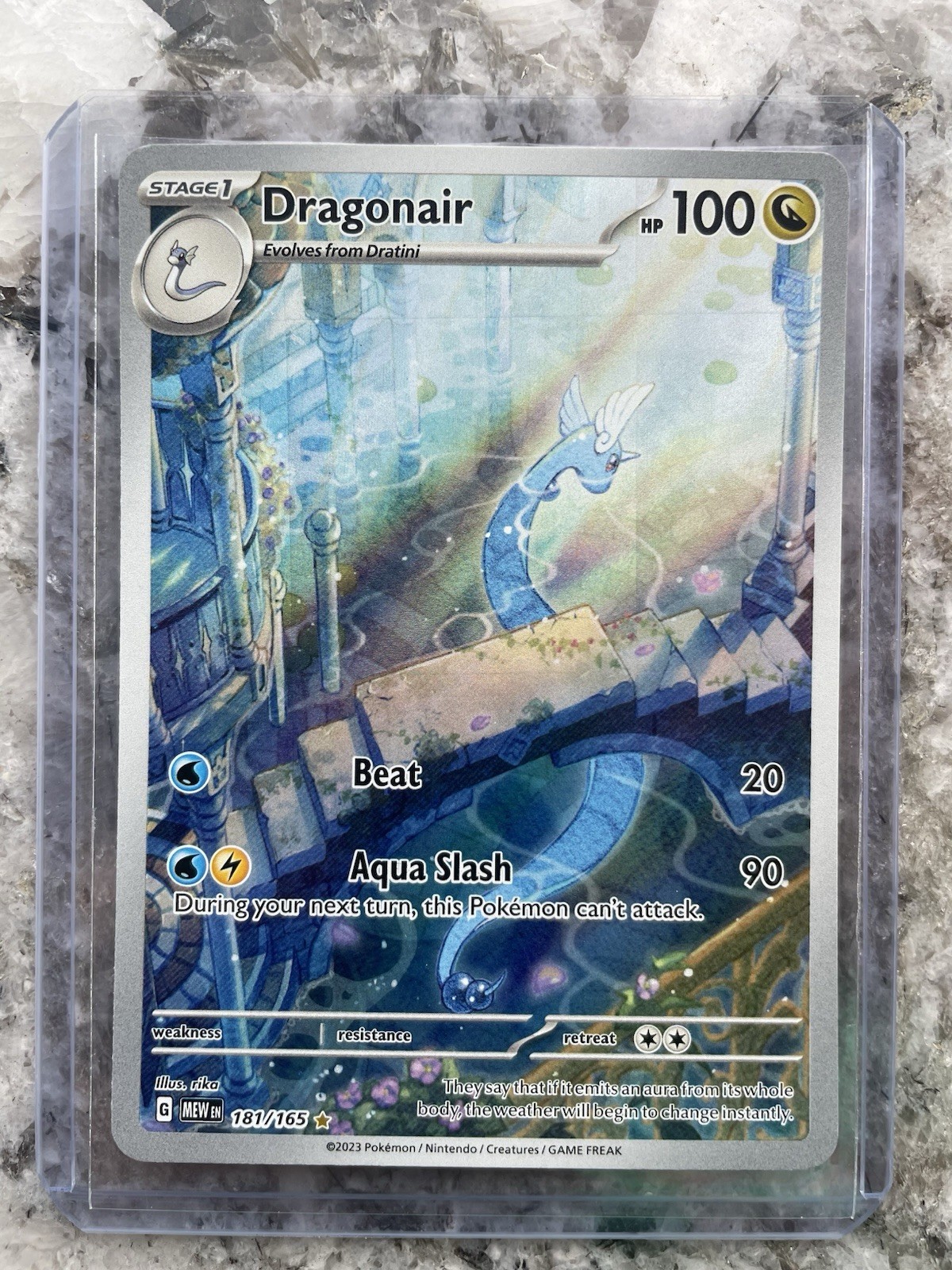 Dragonair 181/165 Illustration Rare Scarlet & Violet 151 Holo