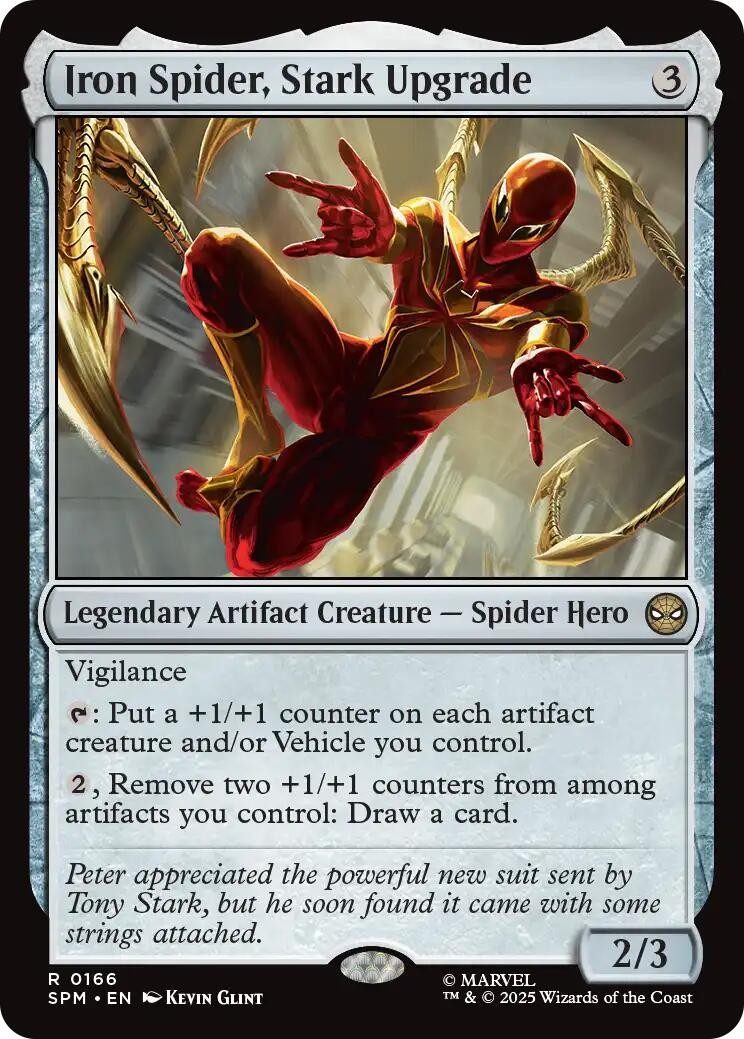 Iron Spider, Stark Upgrade Rare SPM 166 NM